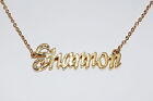 Shannon 18 Karat vergoldete Halskette mit Namen - Weihnachtsschmuck Geburtstagsgeschenk