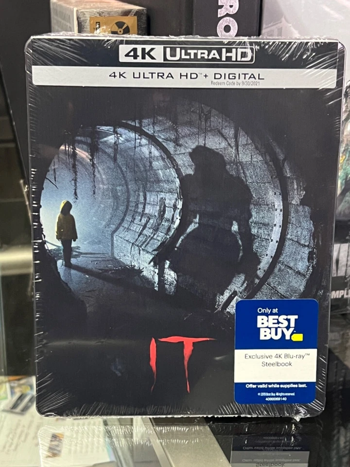 IT (4K ULTRA HD / BLU-RAY BEST BUY LIMITED EDITION STEELBOOK! BRAND NEW! - Image 1 of 4