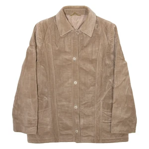 DANNIMAC Womens Corduroy Jacket Beige Canvas S - Picture 1 of 6