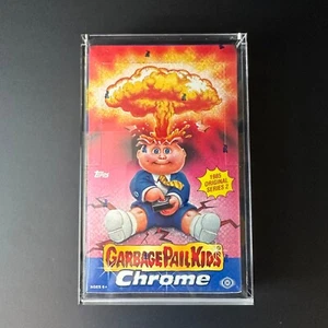 2014 GARBAGE PAIL KIDS CHROME SERIES 2 SEALED HOBBY BOX 24 PACK + ACRYDIS CASE - Picture 1 of 5