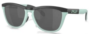 OAKLEY mod. FROGSKINS RANGE 9264 0355 MATTE CARBON MILKSHAKE lenti PRZM BLACK - Picture 1 of 1