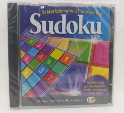 Sudoku PC Game * Windows 98/ME/2000/XP * Brand New & Sealed - Image 1 of 2