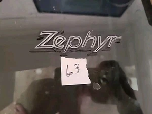 VINTAGE 1978-84 MERCURY ZEPHYR PLASTIC STICK ON EMBLEM OEM FOMOCO - Picture 1 of 3