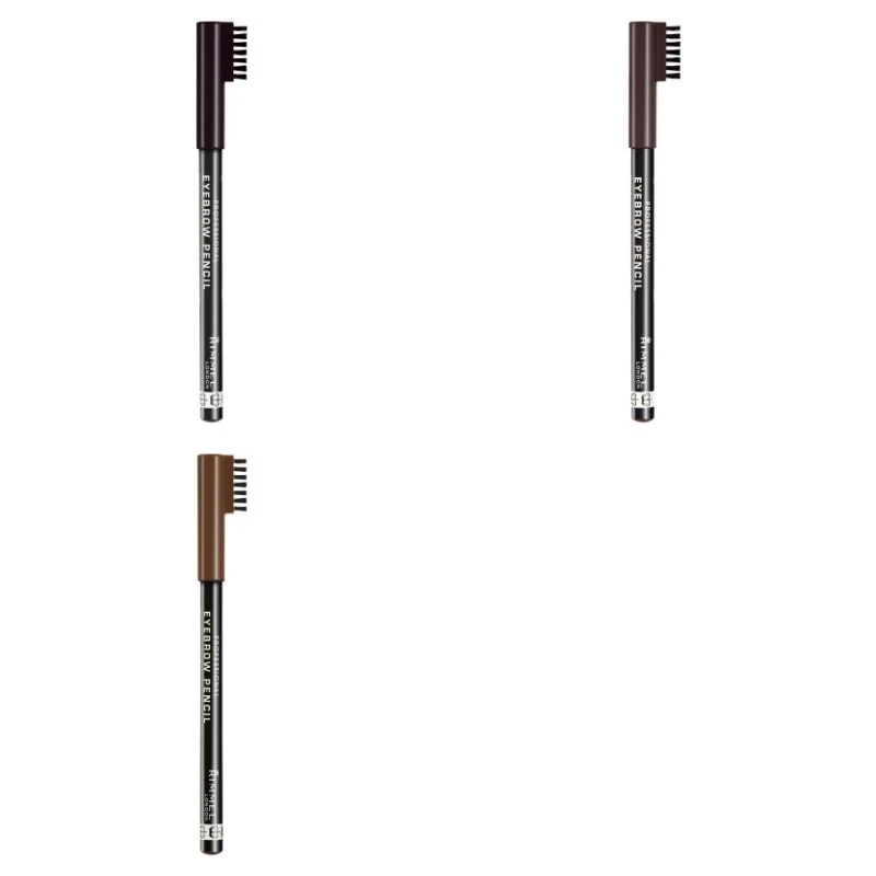 Lápiz de cejas Rimmel fórmula antiadherente pincel aplicador natural Foto 1 de 1