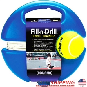 Tennis Sport Training Aid Fill-n-Drill Heavy Base Trainer All Skill Levels New - Picture 1 of 3
