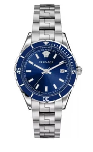 Versace Men's Watch Hellenyium Stainless Steel Blue Dial VE3A00922 - Picture 1 of 11