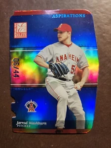 2003 Donruss Elite - Blue Die-Cut Status #4 Jarrod Washburn /44 Angels 🔥 - Picture 1 of 2