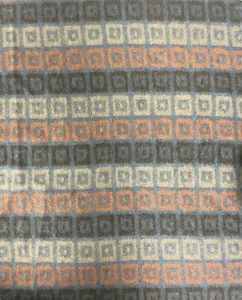 VINTAGE WOOL PRINT FABRIC 1 Yard - Picture 1 of 2