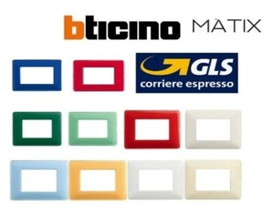 PLACCA PLACCHETTA 2-3-4-6 Moduli Vari Colori Bticino Matix Originale AM4803 - Foto 1 di 31