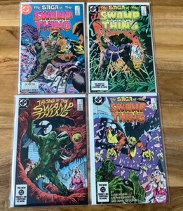 THE SAGA OF THE SWAMP THING # 22, 23, 26, 27 DC COMICS 1980s - Picture 1 of 5