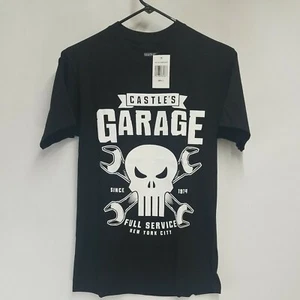 Marvel The Punisher Castle's Garage T-Shirt Size Small NWT - Picture 1 of 9
