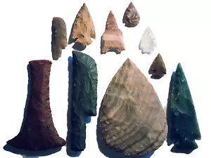 Großes Steinzeit Set Experimentelle Archäologie (Nachbau) flint knapping - Bild 1 von 1