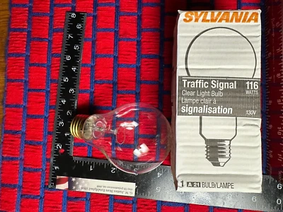 116 WATT traffic signal LIGHT BULB 116w TOWER obstruction lamp 1260 lumen 130v - Image 1 of 4