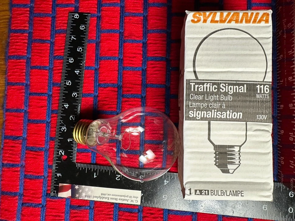 SYLVANIA 12817 - 116a21/ts/8m 130v Traffic Signal Light Bulb