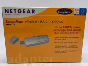 Netgear RangeMax WPN111 Wireless USB ADAPTER - Zdjęcie 1 z 3