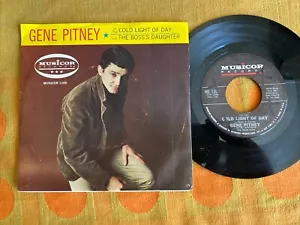 Gene Pitney Cold Light Of Day Picture Sleeve VG++ Original 45 7” - Picture 1 of 2