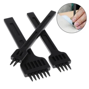 2/4/6 Prong Spacing Punch Tools Leather Craft Hole Punch Lacing Stitching Sewing - Picture 1 of 21