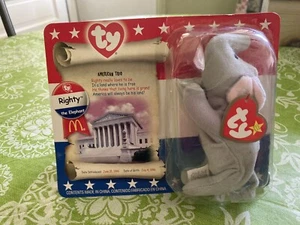 TY McDonalds Teenie BEANIE BABY RIGHTY der Elefant 2000..NEU - Bild 1 von 2