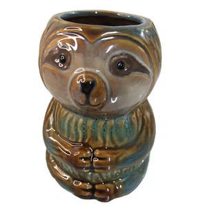 Taza de té de café de animales finos Pacifica Home de cerámica esmaltada PEREZOSA cerámica arte - Imagen 1 de 12