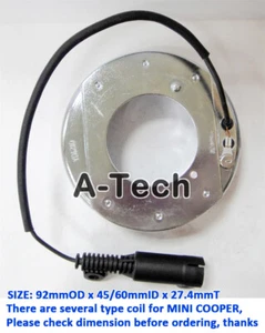 NEW High Quality A/C Compressor Clutch COIL for Mini Cooper 2002-2008 - Picture 1 of 3