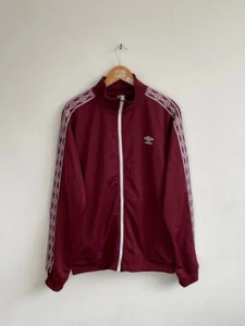 Y2k Vintage Umbro brown jacket lampas swoosh 00`s - Picture 1 of 5