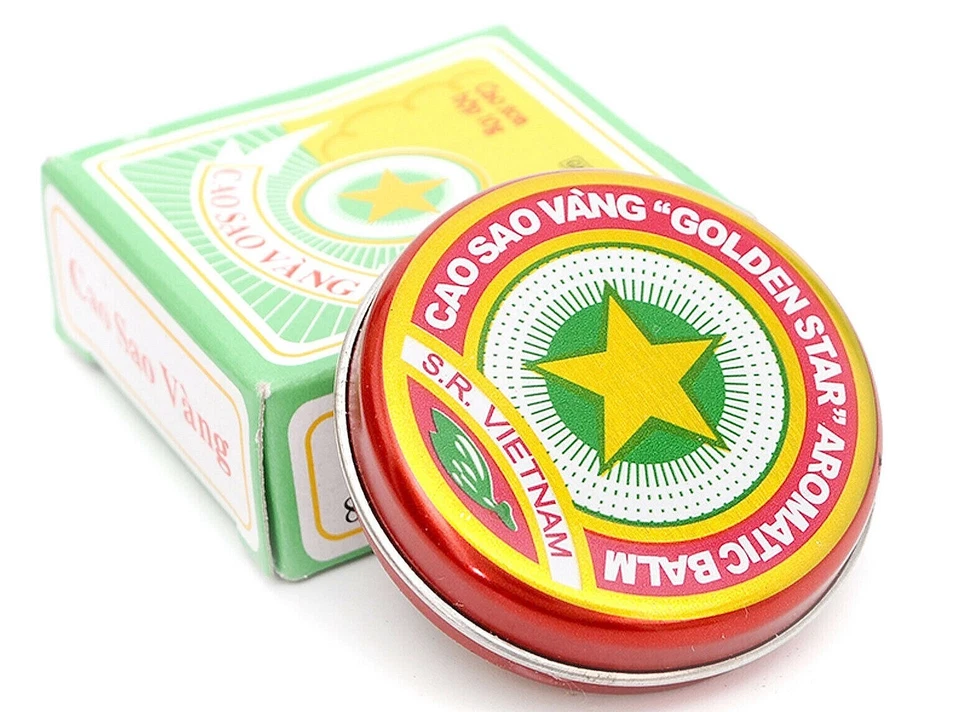 OPC PHARMACEUTICAL Golden Star Aromatic Balm 10g Salbe Creme Vietnam Kopfschmerzen Erkältung Grippe