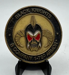 US Army B CO 1st Battalion 72d Armor 2ID South Korea Challenge Coin - Picture 1 of 2