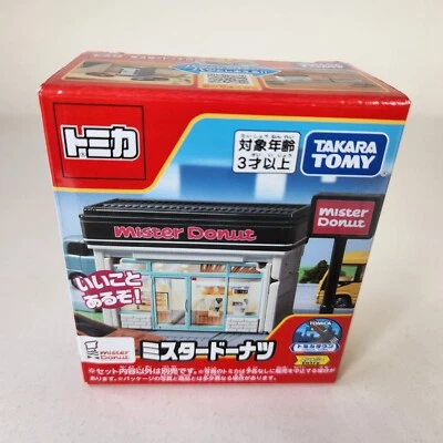 Tomica Mister Donut Shop Modelo Set Takara Tomy Mr Donuts Car Store Japón Foto 1 de 4