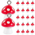 Mushroom Charms for Bracelets and Earrings - Cute and Colorful Designs!