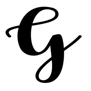 G Monogram Letter Initial Vintage Font Vinyl Decal Sticker For Home Cup Car Wall - Picture 1 of 40