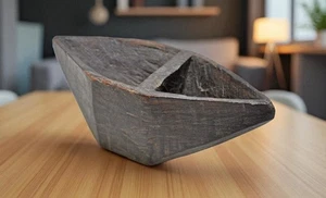 Antike Holz Geschirr Salz Gewürzschale original alt handgeschnitzt - Bild 1 von 6