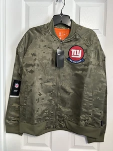 BNWT WOMENS NIKE NY GIANTS SALUTE TO SERVICE CAMOUFLAGE JACKET US SIZE LARGE (L) - Picture 1 of 20