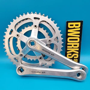 Sugino VP Triple Square Taper Crankset 170mm 48/42/30t 110/74 BCD Tour/MTB g14 - Picture 1 of 9