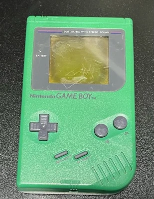 Sistema de consola portátil Nintendo Gameboy original verde DMG-01 Play It Loud ✨ Foto 1 de 4