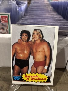 1985 Topps WWF - #18 Barry Windham, Mike Rotunda (RC) EX-MT Free Shipping - Picture 1 of 6