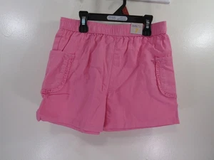 New 365 Kids Shorts Size 7 Pink Elastic Waist Pockets - Picture 1 of 5