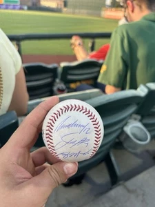 Jackson Holiday Signed Baseball Along With Ramon,Bryan, Colton And Heston ORIELS - Picture 1 of 6