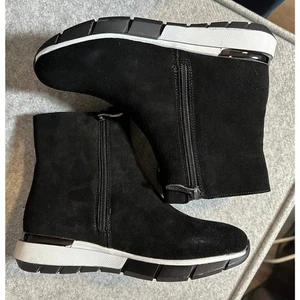 Nuevas botas de gamuza negras Aqua Diva para mujer 7,5 - Imagen 1 de 6