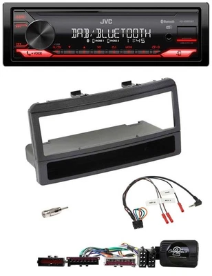 JVC Bluetooth USB DAB Lenkrad Autoradio für Ford Focus Escort Fiesta schwarz m. - Bild 1 von 4