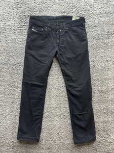Diesel Safado Straight Denim Button-Fly Jeans Black Wash 0R625 Mens Size 32 X 30 - Picture 1 of 14