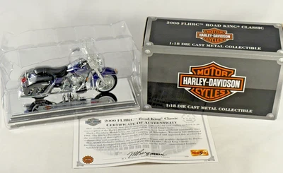 Harley Davidson Maisto 2000 FLHRC Road King Classic Die Cast 1:18 en caja nueva de colección Foto 1 de 4