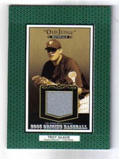 2005 UD Origins Old Judge Troy Glaus Materials Jersey