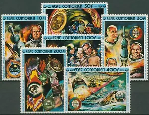 Comoras 1975 programa espacial Apolo Soyuz 248/53 A nuevo - Imagen 1 de 1