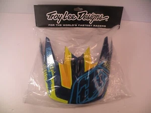 Troy Lee Designs TLD D3 Helm Ersatzvisier Peak Starburst gelb - Bild 1 von 5