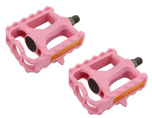 M.T.B Pedals 861 1/2" Pink Impact Resin Cruiser Urban BMX Kid Bicycles 202354 - Image 1 of 1