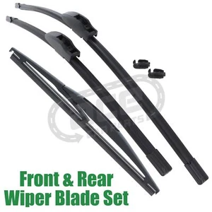 Mitsubishi Eclipse Cross 2018-2021 Front & Rear Windscreen Wiper Blades Set - Picture 1 of 5