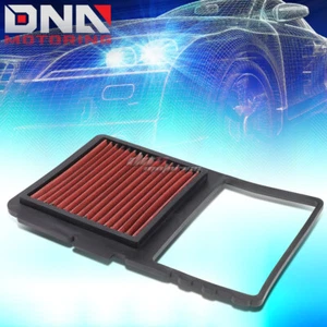 FOR 04-09 TOYOTA PRIUS RED REPLACEMENT RACING HIGH-FLOW DROP IN AIR FILTER PANEL - Picture 1 of 6