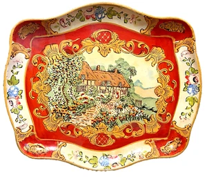 Paper Mache Japanese Lacquered Tray, Rare, Turn Of The Century-Alcohol Proof - Picture 1 of 10