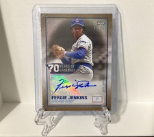 2021 Topps Fergie Jenkins Series One 70 Years Of Baseball Autograph /25 70YA-FJ