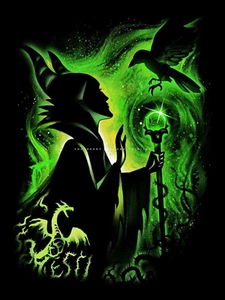 Youtheart Painting with Diamonds Maleficent Diamond Art Villain, 5D Full Drill - Picture 1 of 12